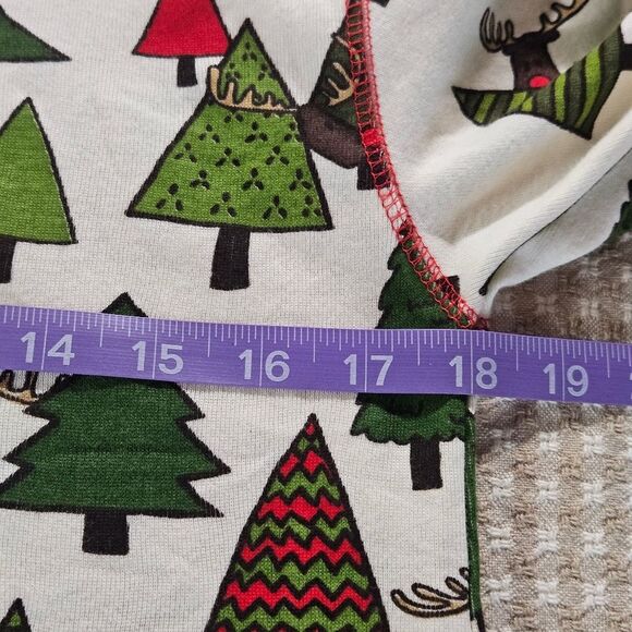 Lazy One No Peeking Flapjack Button Front One Piece Reindeer Christmas Pajamas - Picture 10 of 15